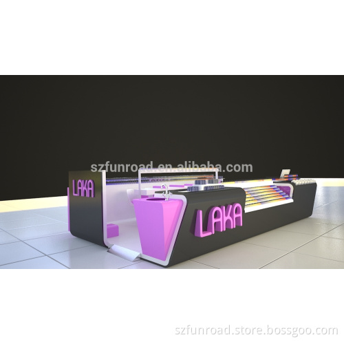 High quality Nail Display Cabinet For Nail Shop Design